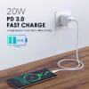 iPhone Adapter 20W Original (Mfi-Certified) Charger&Cable Compatible with iPhone 14/14Plus/14Pro/14Promax 13/13Pro/13Promax 12/12Pro/12/11/X/Xr Series (White)